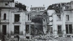 White Rock Bomb damage